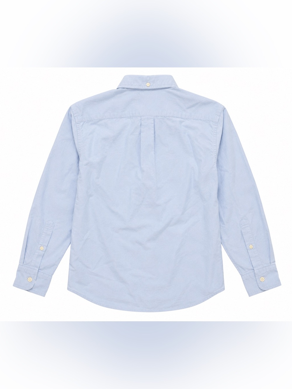 Vineyard Vines Boys' Oxford Long Sleeve Whale Shirt- chambray blue - m (12-14) - Picture 2 of 3